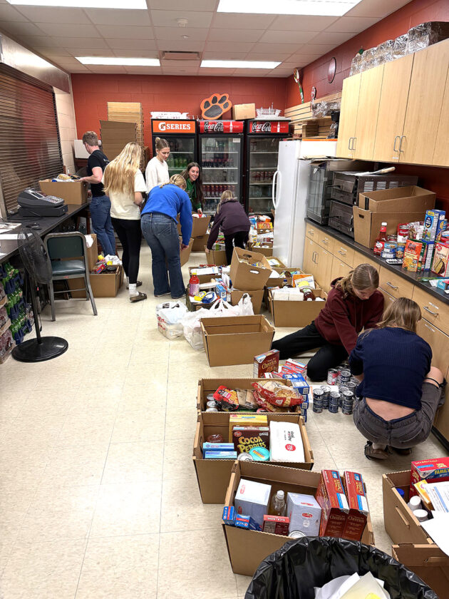 Rugby High School DECA completes annual Food Drive